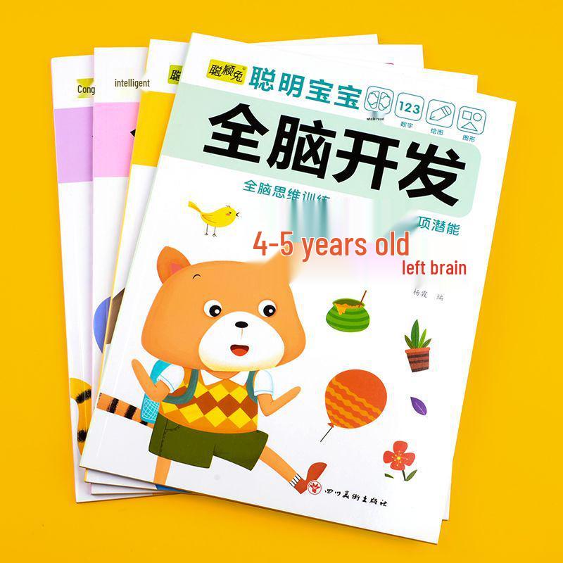 Whole Brain Development Game Book for Ages 3-6: Early Education and Intelligence Enhancement