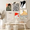 Abstract Lines Figure Poster, Modern Simplicity Striped Wall ArtNordic Canvas Painting, Picture for Living Room, Home Decoration