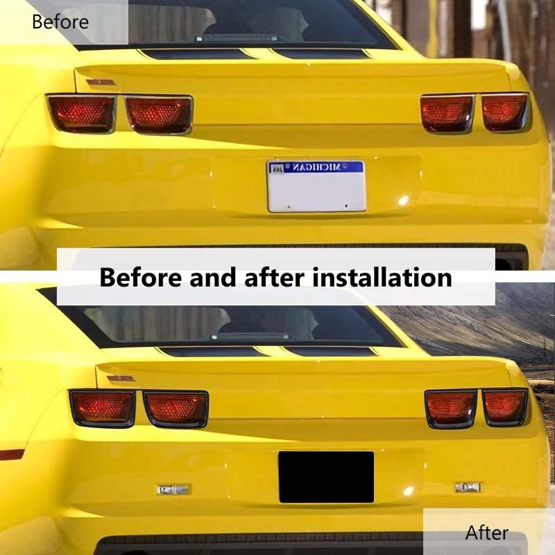 Car  Taillight Decoration Lamp Decoration Stickers For Chevrolet Camaro 2010-2013 Car Exterior Accessories, ABS Plastic