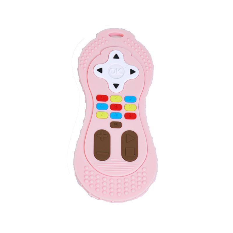 Soft Silicone Teether Toy for Newborns - Soothing and Simulative Bite Set