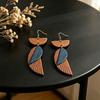 Creative PU Leather Earrings: Diverse Styles & Shapes for Unique Personality