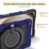 For Samsung Galaxy Tab A11+ Case with Kickstand PC + Silicone Shockproof Rugged Tablet Cover