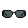 Celine Square S255 UV Protection Irregular Frame Sunglasses Women Sunglasses Black CL40255I-01A
