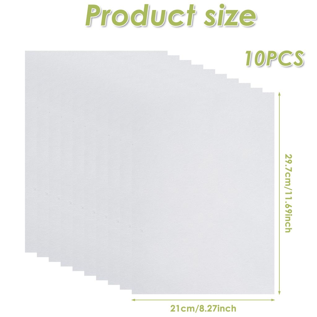 5/10 ks Lepicí vodou rozpustný výztužný materiál pro vyšívání Papír s výztuží tisknutelný Samolepicí výztužný materiál pro vyšívání, který se smývá