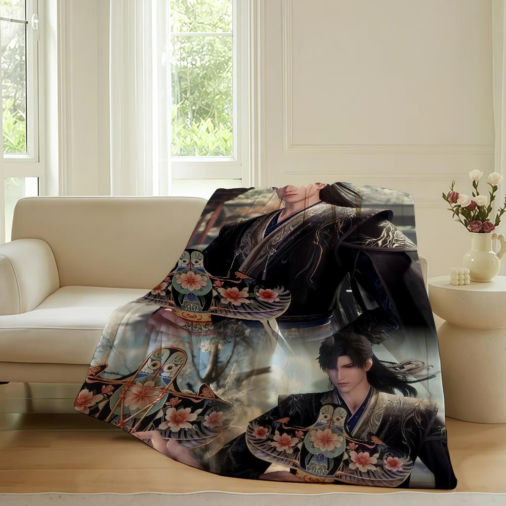 Zayne Love and Deepspace Game Blanket Warm Soft Suitable For Bedroom Sofa Bed Living Room Office Travel Camping Gifts