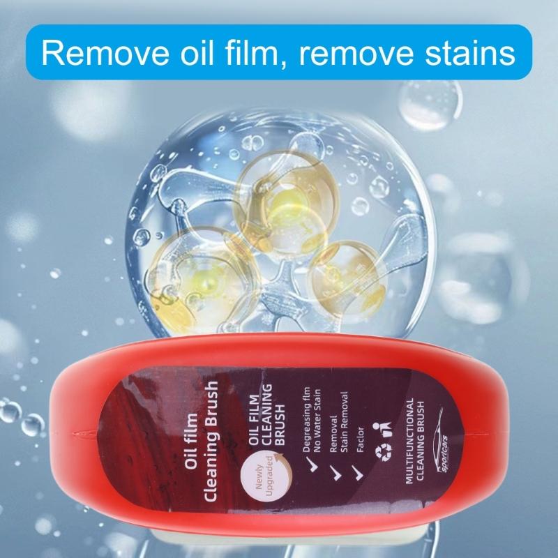 Car Glass Cleaner Brush Universal Auto Windshield Oil Film Remover Glass Coating for Windshield Car Glass Cleaning Board