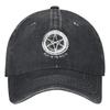 BMTH Bring Me The Horizons Cappellino da Baseball in Denim Band Rock Britannica Cappellino Trucker Dad Estivo Unisex Casual Protezione Solare Cappellino Snapback