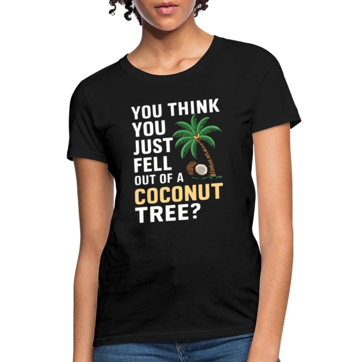 Kamala Harris Coconut Tree Quote POTUS 2024 Women s T-Shirt L