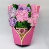 3D Pop-up Mother's Day Greeting Card with Hand-held Flowers