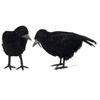 1pc/3pcs Black Crow Fake Bird Toys Feather Animal Bird Repellent Pest Props Party Supplies Garden Statues Sculptures Outdoor