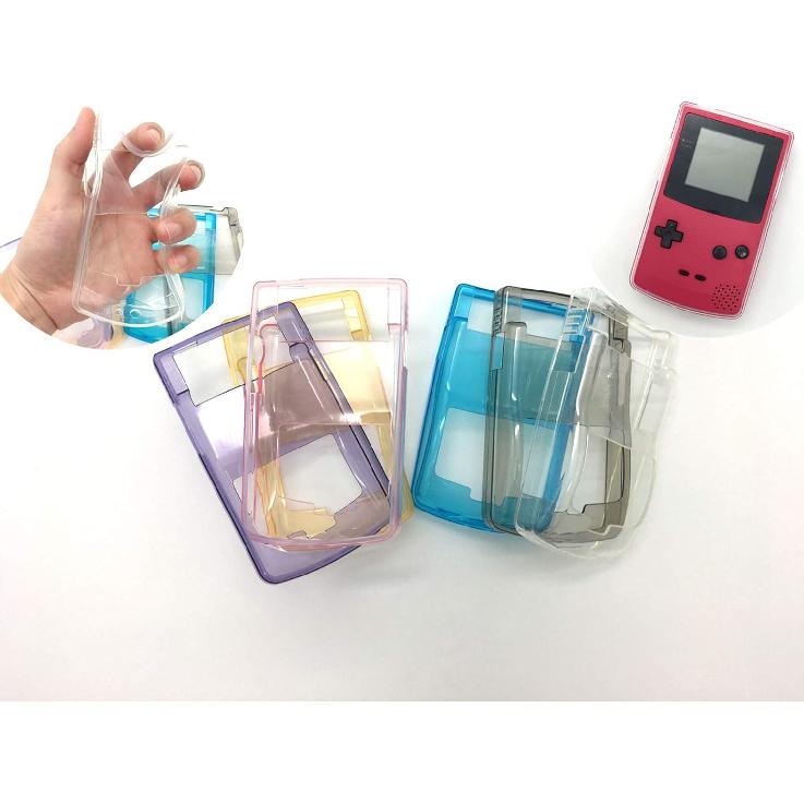 Crystal Shell Soft TPU Case Protective Cover for GBC Gameboy Color Console Protection Cover (Clear)