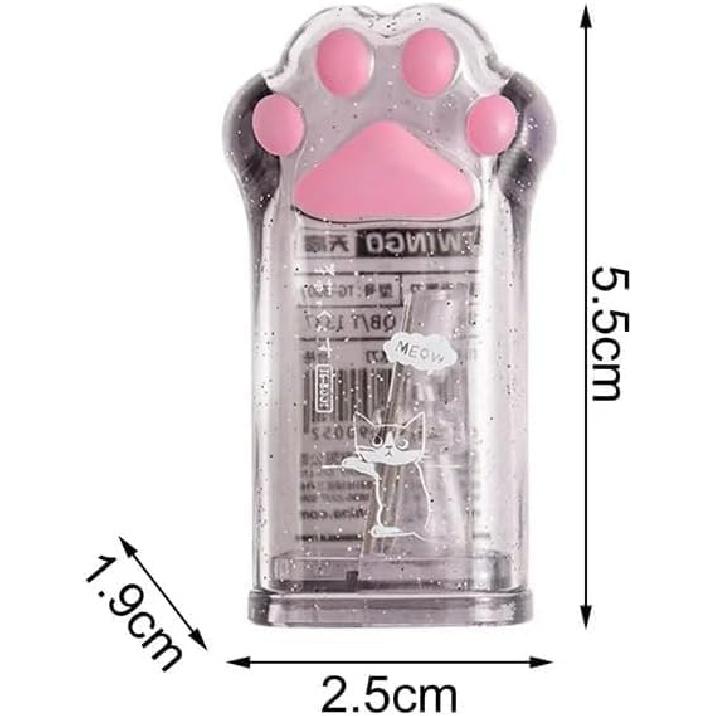 Kawaii Cat Paw Pencil Sharpener, Pink, School and Office Supplies, Student Prize