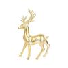 Resin Deer Figurine Decorative Stag Sculpture Animal Ornament for Home Office Living Room Tabletop Shelf Display Art Decor