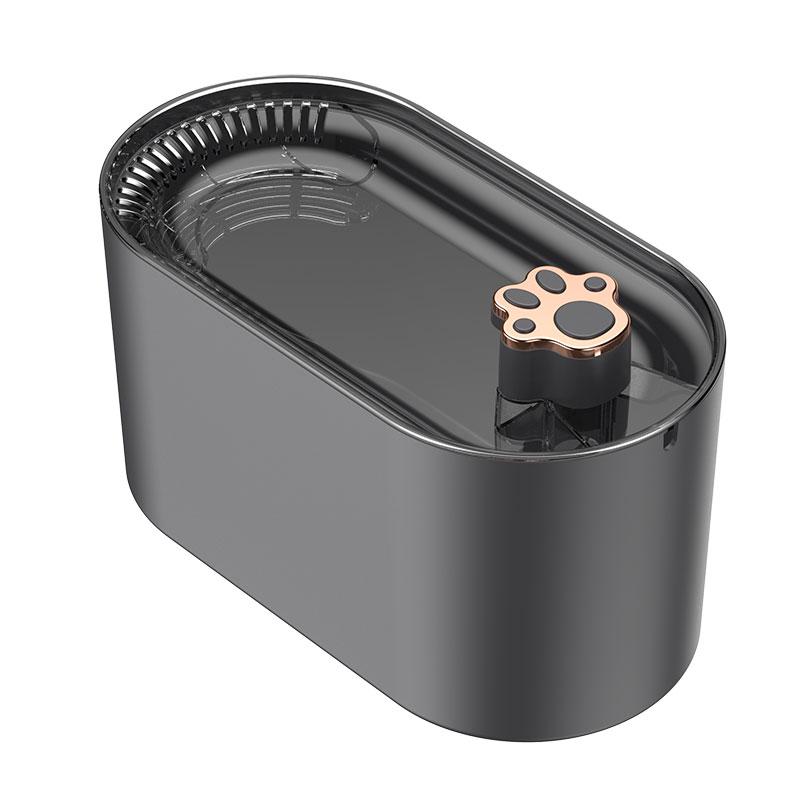 

3л Автоматическая поилка для кошек Большой емкости Бесшумный диспенсер для воды для домашних животных Циркулирующий фильтр Поилка для питья для котят Товары для домашних животных 3L чёрный