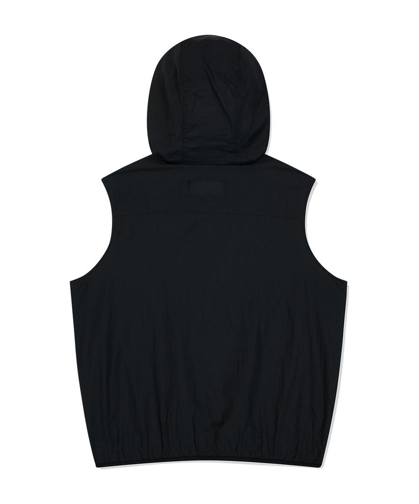 Mahagrid Eclipse Nylon Hood Vest Black(Mg2Fsmb966A)