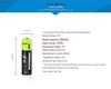 5th Gen USB Fast Charger with Smart Set for 1.5V Rechargeable Lithium Batteries (2-Pack)