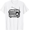 Classic Retro Radio Graphic Unisex T-shirt For Music Lovers