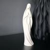Estatua de la Virgen María Orante Impresa en 3D Escultura Minimalista de la Virgen María para Escritorio Decoración de Estante para el Hogar