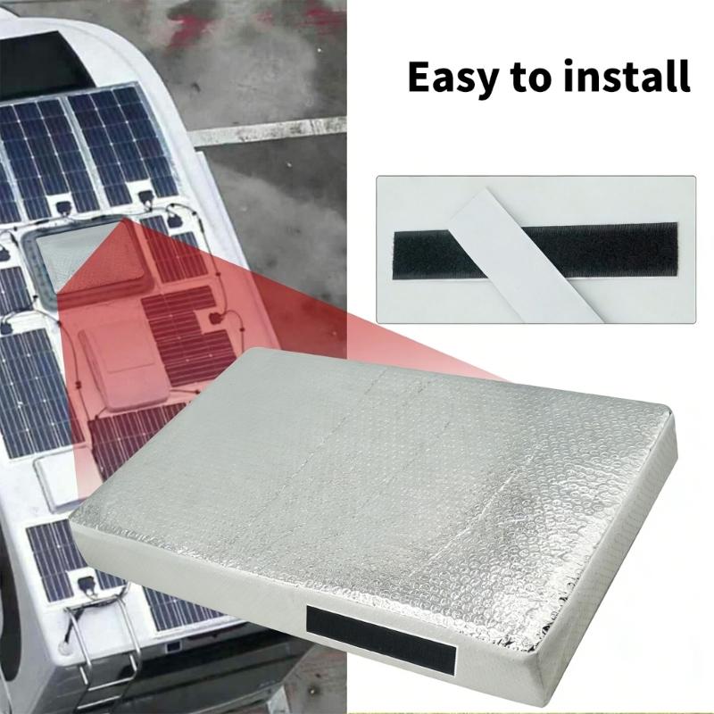 Copertura Ventola Tettoia Camper Robusta Copertura in Foglio di Alluminio Isolamento Termico Per Efficace Protezione Solare e Ventilazione