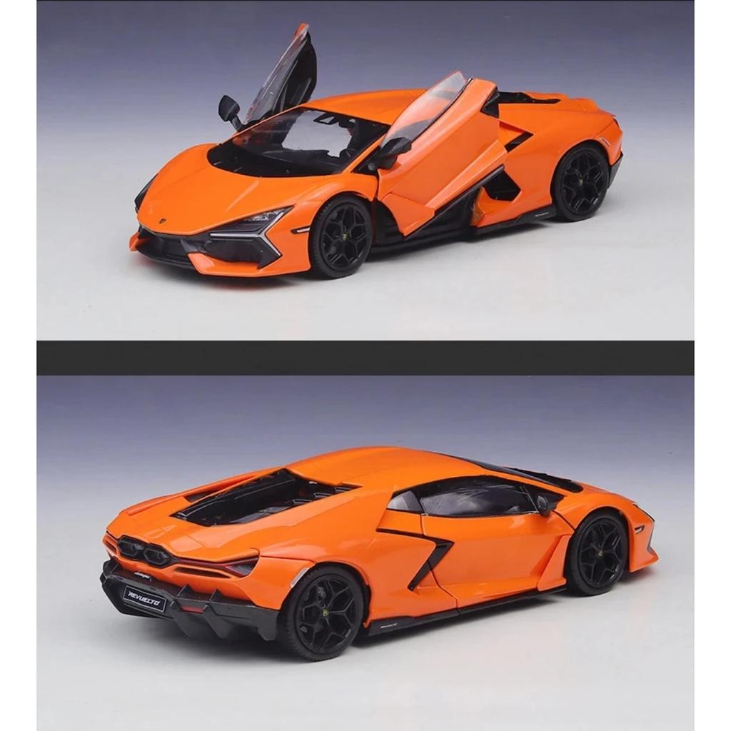 Welly 1/24 Lamborghini Revuelto Alloy Miniature Car Model Diecast Metal Scale Car Model Children Toy Car Vehicles GIfts