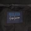 REGULATION Yohji Yamamoto FB-C50-100 GABARDINE R-BASIC COAT coat 2 blackUsed