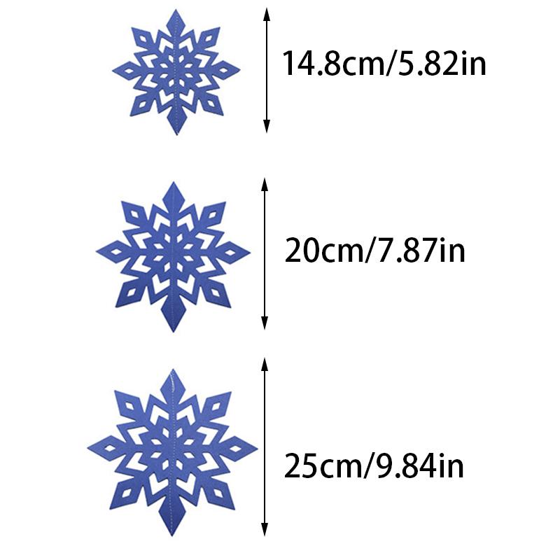 6/12pcs Home Christmas Decoration Home Shopping Mall Window Hanging