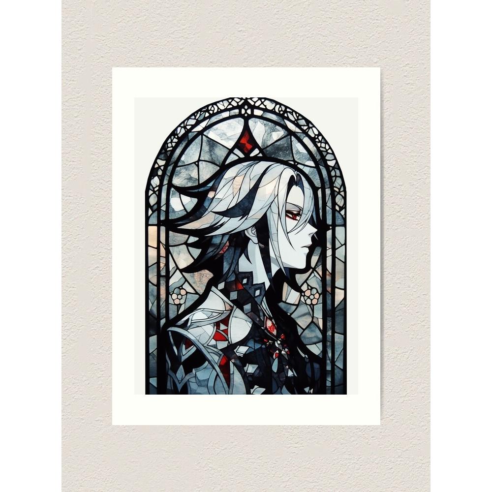 Harlequin stained glass tapestry 75x100 чёрный