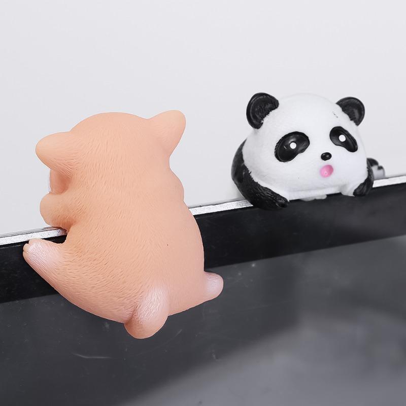 Tierform Ornament Dekoration Einfach und Niedlich Auto Innenzubehör Harzmaterial Verwendet für Auto Navigationsbildschirm