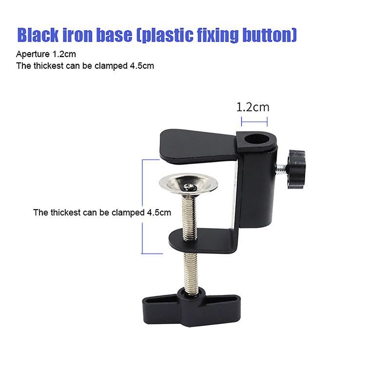 Universal Bracket Clamp DIY Fixed Metal Clip Fittings Screw Camera Holder Stand Mount For Broadcast Microphone Desk Lamp Clamp