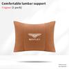For Bentley Continental GT MULLINER Bentayga Flying Hurtling Spurlogo Car Headrest Neck Support Lumbar Cushion Soft Neck Pillow MY5