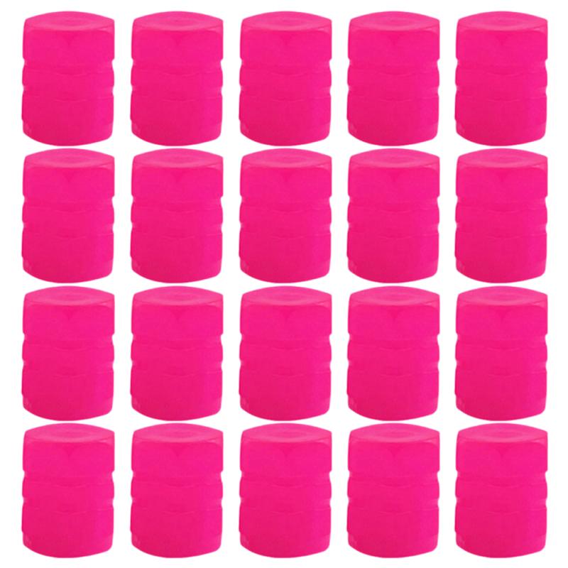 4/100PCS Car Luminous Tire Valve Cap Motorcycle Bike Wheel Nozzle Night Glowing Fluorescent Decor Tyre Valve Stem Luminous Caps