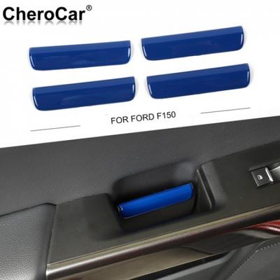 4X Door Handle Switch Cover Panel Trim Decor For Ford F150 21+ Accessories Blue