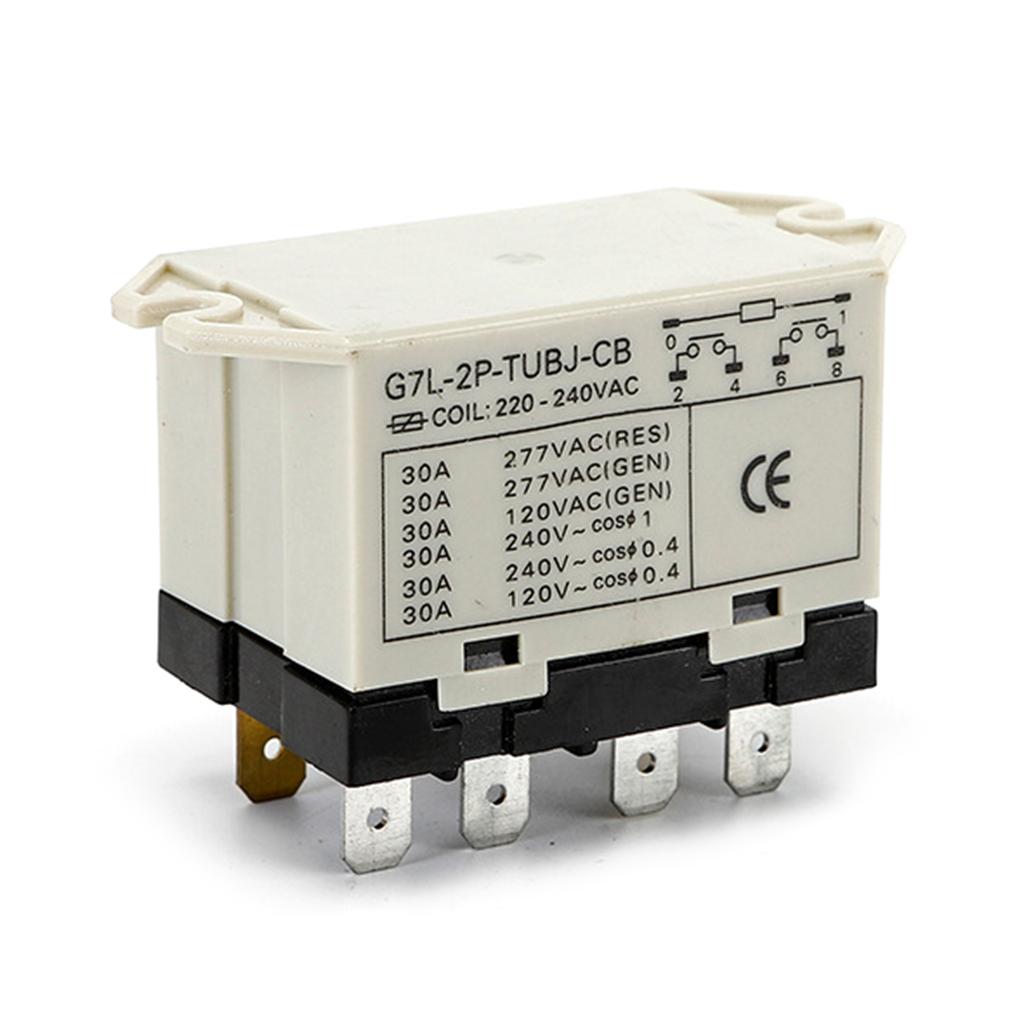 Flame Resistant Relay with Quick Connect Terminals Electrical Relay Tool for Easy Installation for HVAC & Industrial Use