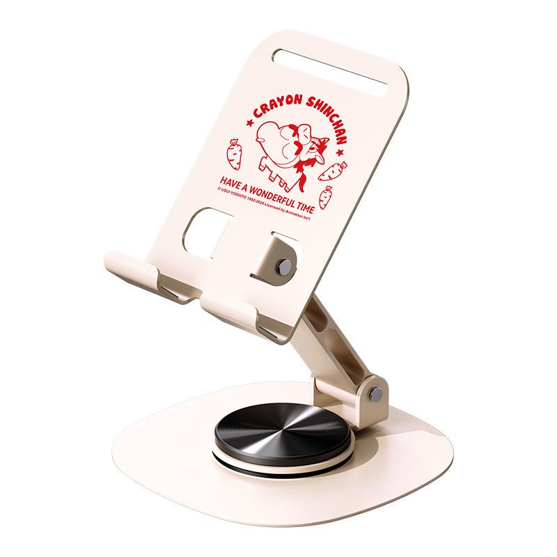 Doraemon 360° Folding Metal Phone Stand – Portable & Adjustable for Desktop Viewing