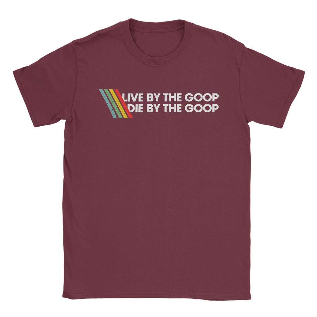 Live By The Goop Die By The Goop ARCs Raiders T Shirts for Men Pure Cotton TShirt Crew Neck Tees Short Sleeve Clothing Big Size