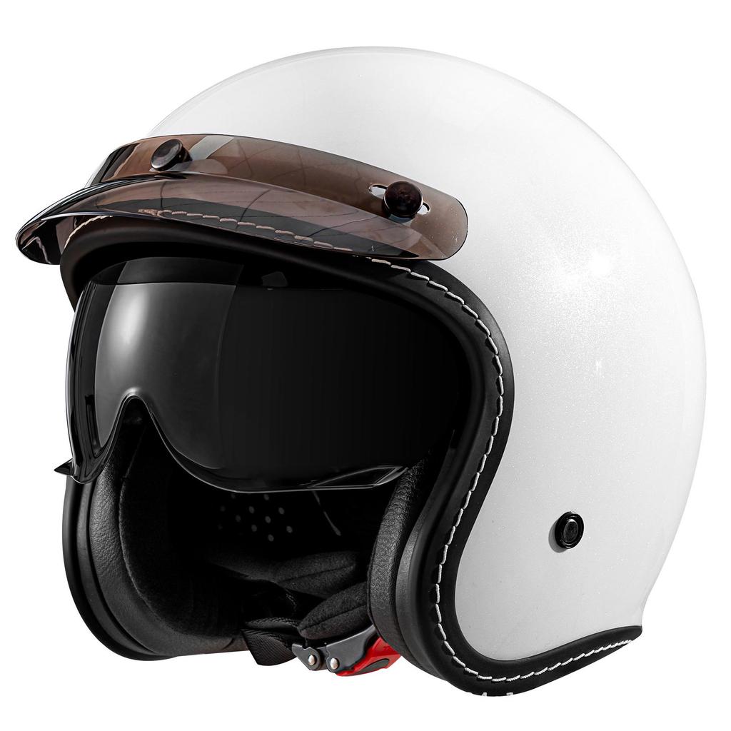 Retro Eagle Head Three-Quarter Motorcycle Helmet