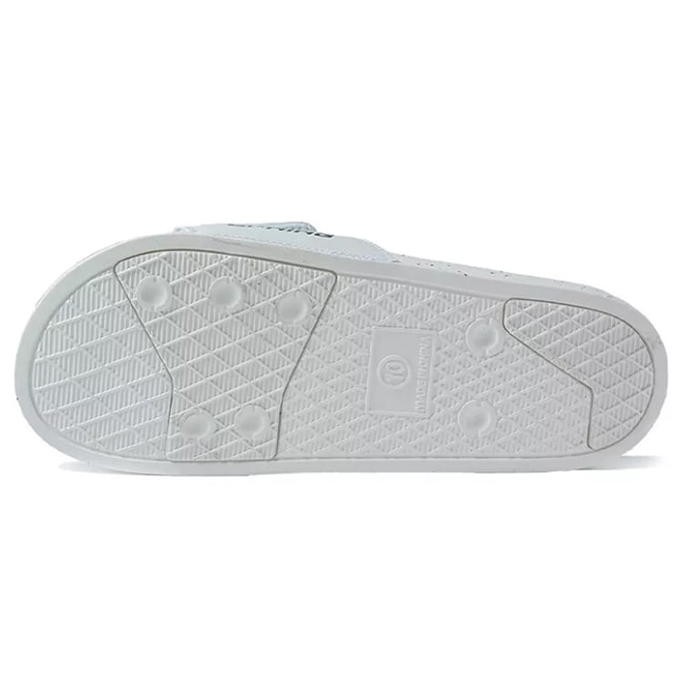 Li Ning Iron Rubber Sole Slide Slippers Men's White ASDS021-1