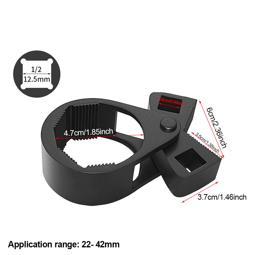 27-42mm Car Inner Steering Ball Head Extractor Remover Tie Rod Wrench Steering Rods Rack Pinion Removal Repair Tool for Truck Trailer RV Universal