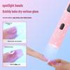 Portable Rechargeable Rhinestone Nail Art Phototherapy Lamp with Dual Light