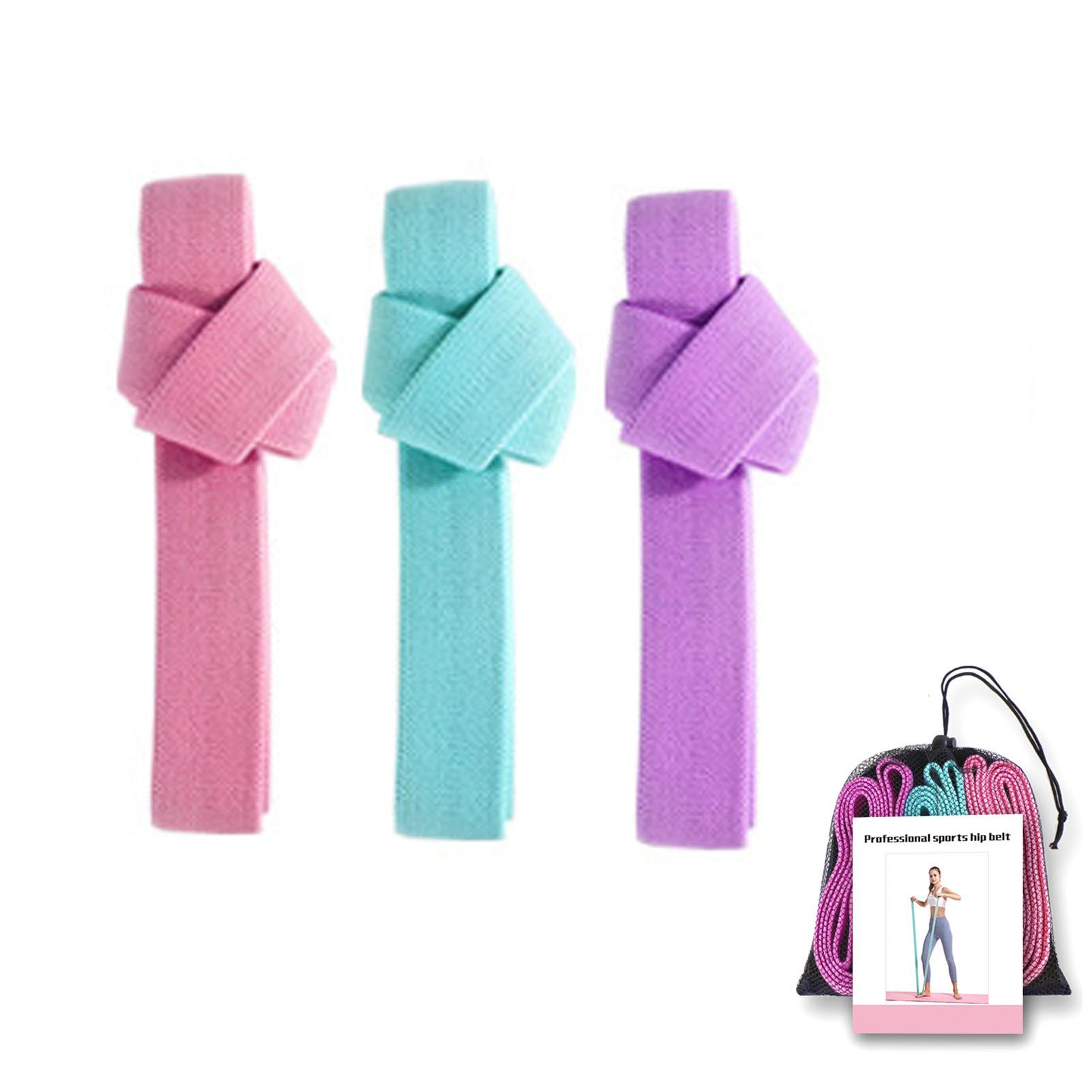 

Фитнес-ленты с 3 уровнями сопротивления для рук, спины, плеч, ног, ягодиц