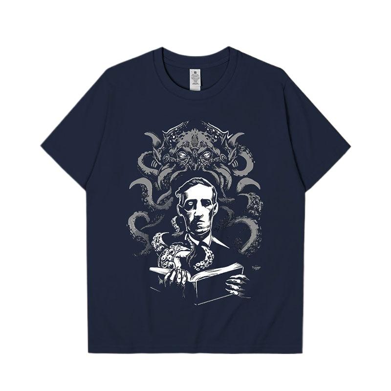 Nordic Classic Mythology Cthulhus Dead Spirits Book ShortSleeved TShirt Unisexs Clothing Womens Summer New T Shirt