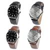 Men Vintage Date Calendar Dial Faux Leather Business Analog Quartz Wrist Watch