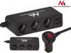 Trójnik rozdzielacz zapalniczki 12-24v 2xusb 120w