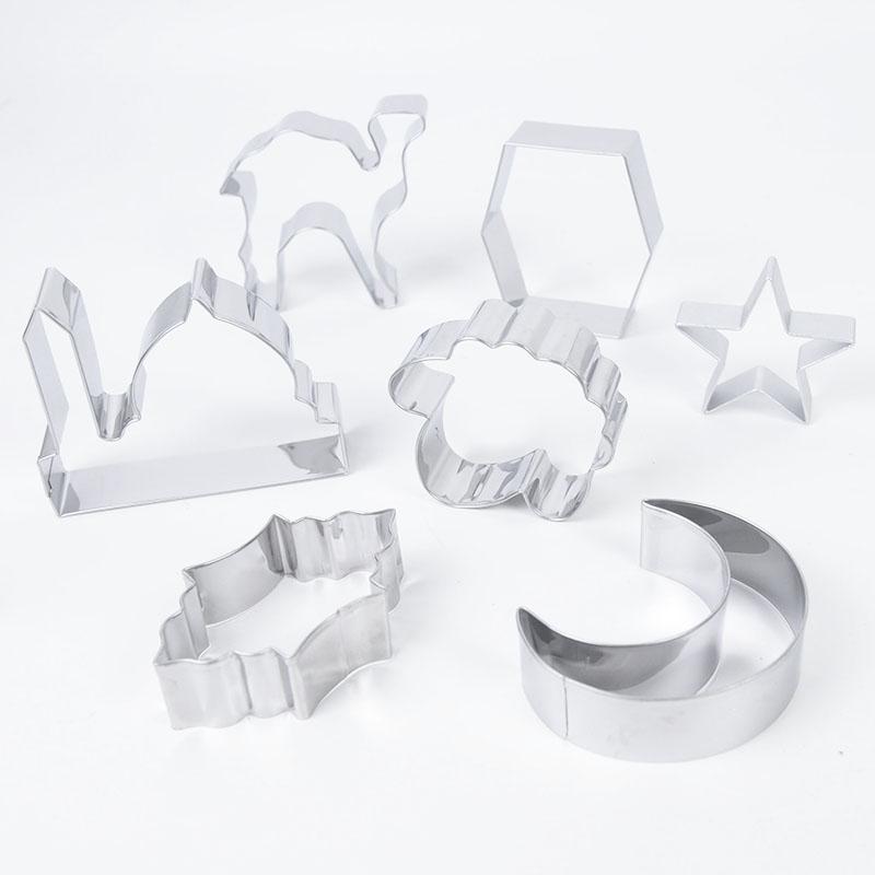 1PC Eid Mubarak Biscuit Mold Moon Star Church Camel Cookie Cutters DIY Cake Baking Tools Ramadan Kareem Party Home Decorations