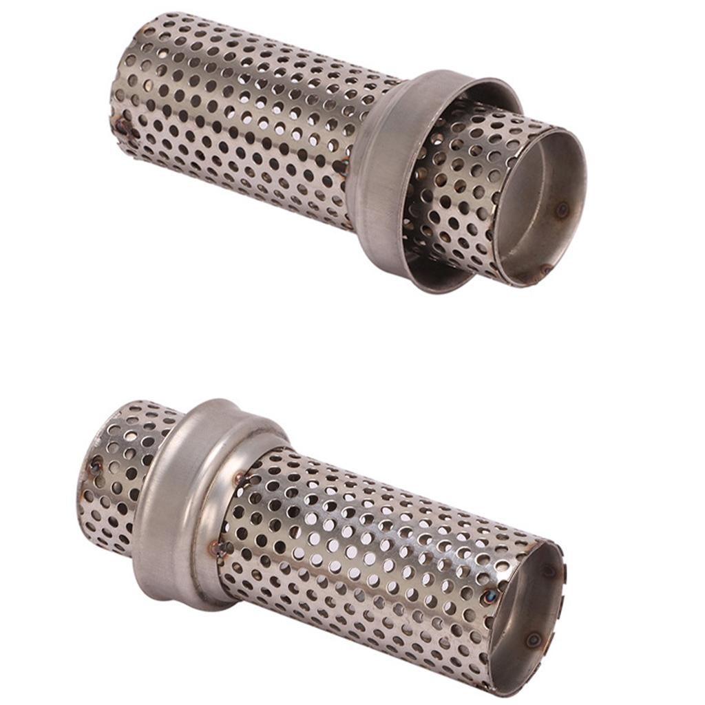 Tubo di Scarico in Acciaio Inossidabile Adattamento Universale Tubo di Scarico per Moto Riduzione del Rumore DB Insert per Moto Scooter