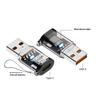 USB 3.2 To Type C Adapter OTG Fast Charging 120W 10GB High Speed Data Audio Transfer For PC Tablet Phone USB C Converter