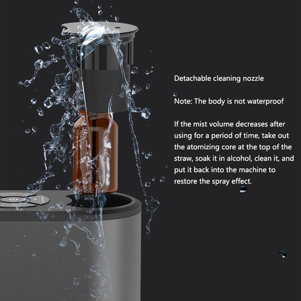 

Waterless Aroma Diffuser Aromatherapy USB Scent Nebulizer Essential Oil Diffuser Air Humidifier For Home Hotel Silver