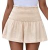 Ladies Casual Large Solid Color Breathable Fashion Wide Leg Shorts Shorts for Women Women's Shorts… More