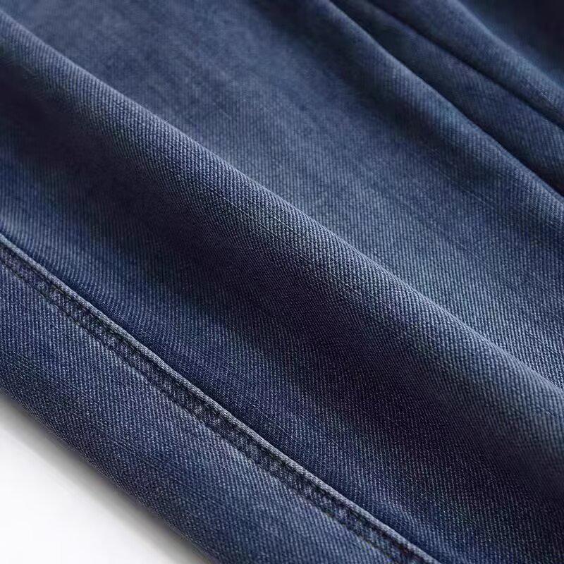 Women's Soft Fleece-Lined Denim Jeans – Comfortable, Flattering, Versatile Dad Pants for Autumn/Winter 2025