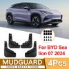 4Pcs/set Car Mudguards Mud Flaps Splash Guards Protector Cover for BYD Sea Lion 07 2024+ Front Rear Wheel Fenders